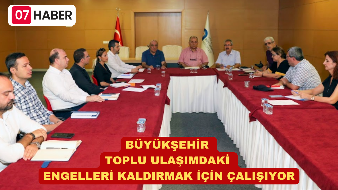 BÜYÜKŞEHİR TOPLU ULAŞIMDAKİ ENGELLERİ KALDIRMAK İÇİN ÇALIŞIYOR