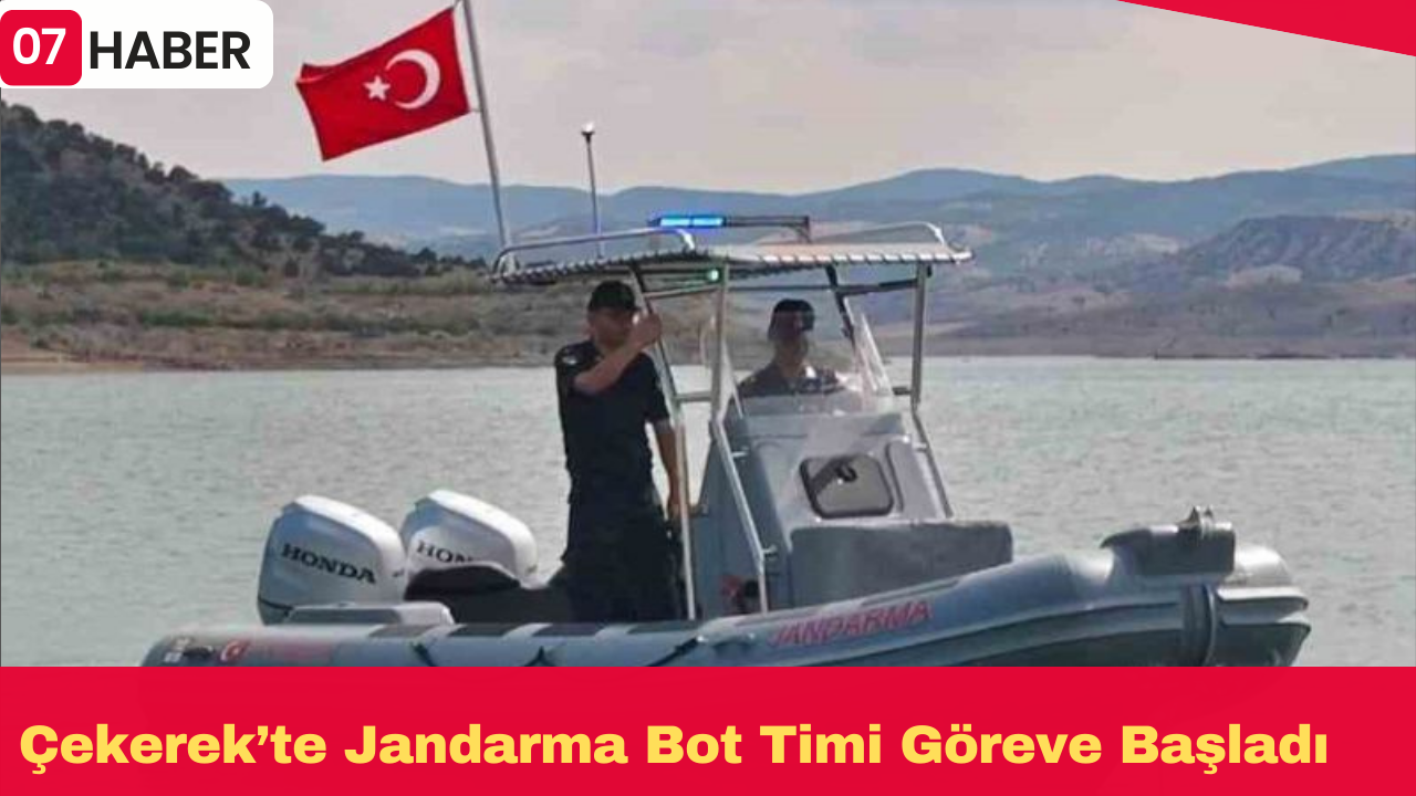 Çekerek’te Jandarma Bot Timi Göreve Başladı