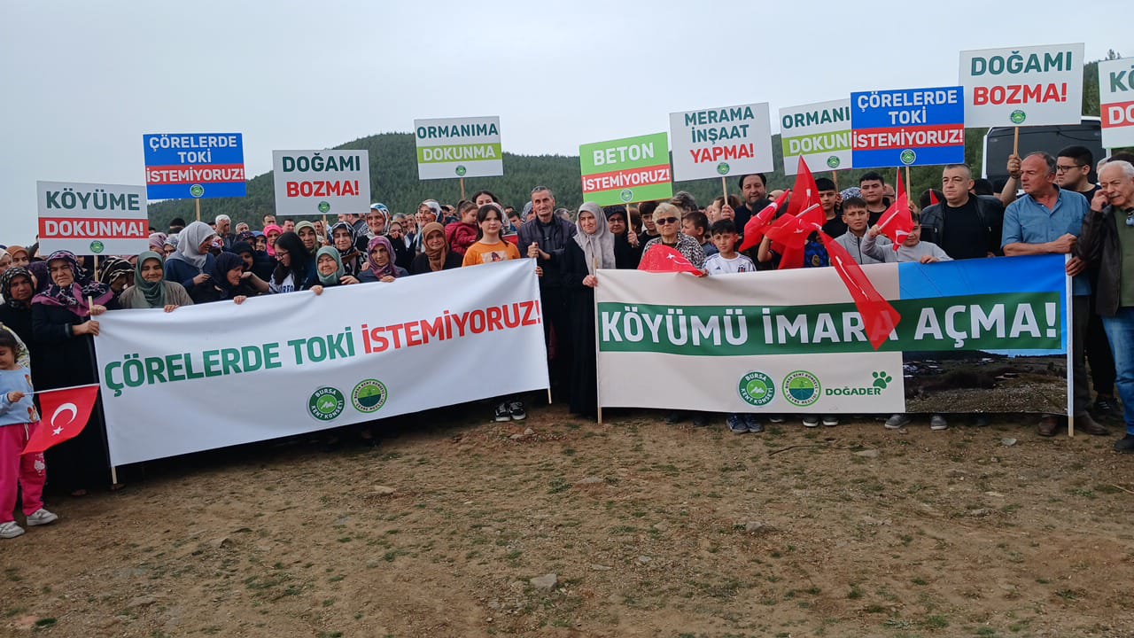 Çöreler Halkı Ayağa Kalktı! “TOKİ’nin Buraya Bina Yapması İçin Önce Cesedimizi Çiğnesin!”