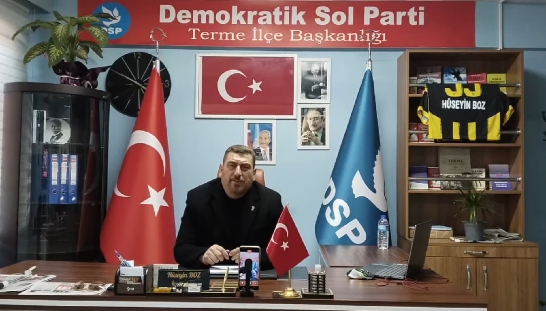 DSP Terme İlçe Başkanı Hüseyin Boz'un Basın Açıklaması