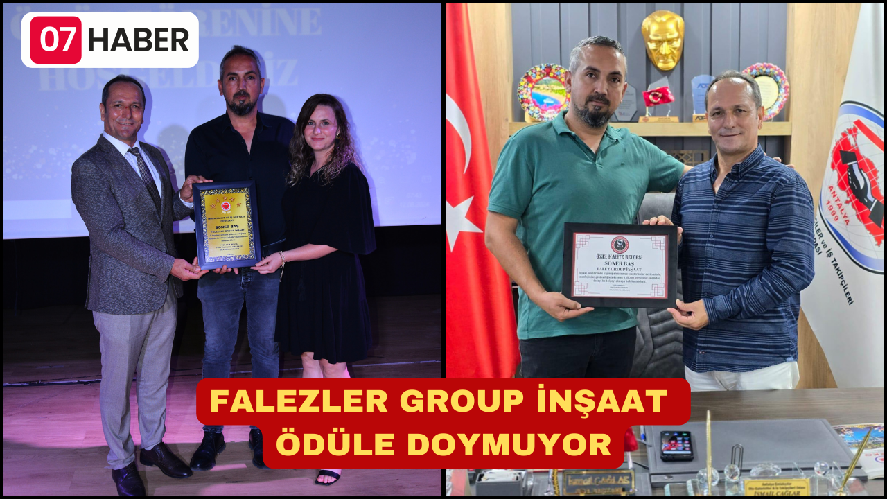 FALEZLER GROUP İNŞAAT ÖDÜLE DOYMUYOR