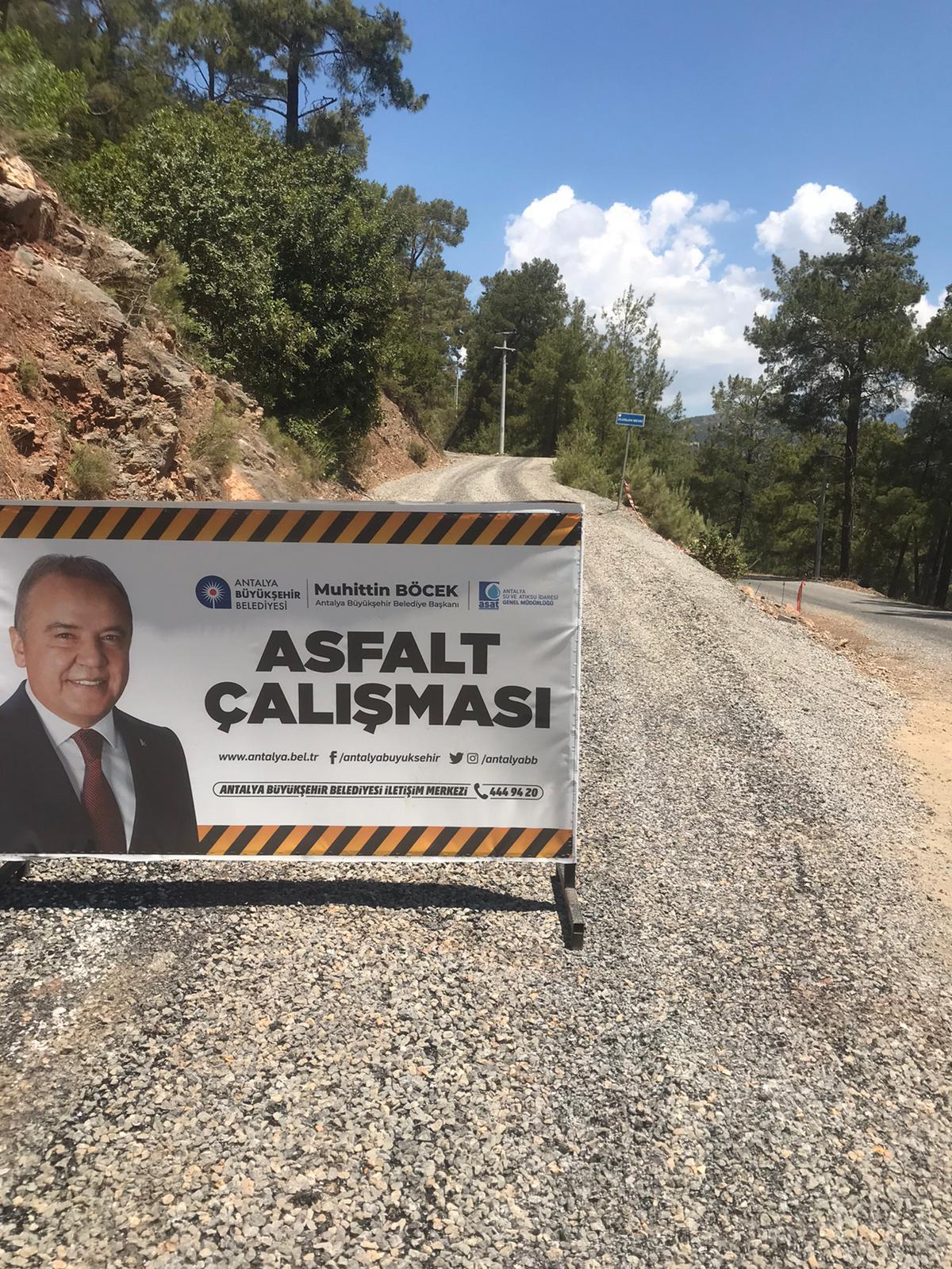 Gazipaşa'da alt yapı sonrası asfalt seferberliği