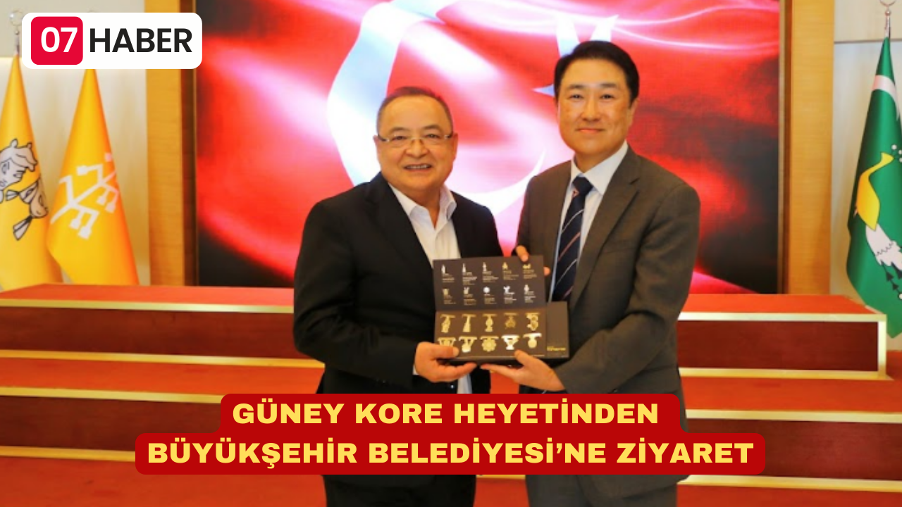 GÜNEY KORE HEYETİNDEN BÜYÜKŞEHİR BELEDİYESİ’NE ZİYARET