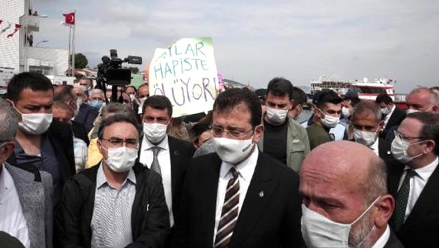 İmamoğlu protesto edildi