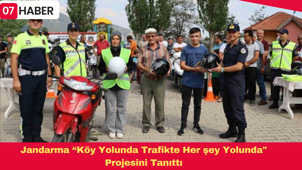 Jandarma “Köy Yolunda Trafikte Her şey Yolunda" Projesini Tanıttı