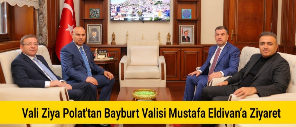 Kars Valisinden Bayburt Valisine Ziyaret