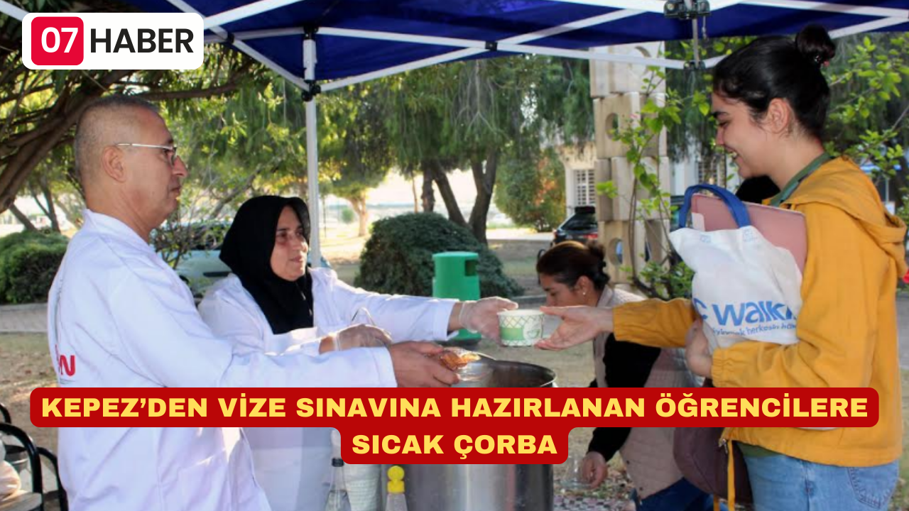 KEPEZ’DEN VİZE SINAVINA HAZIRLANAN ÖĞRENCİLERE SICAK ÇORBA