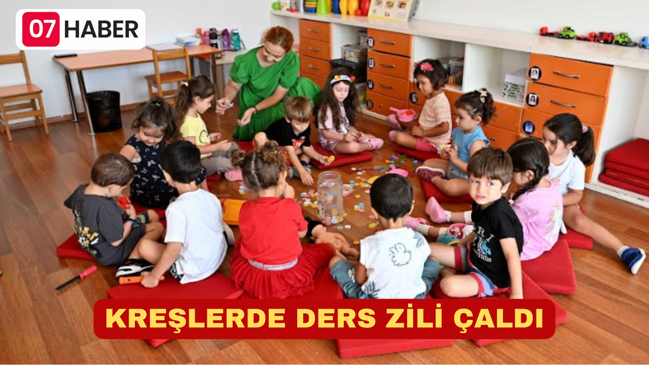 KREŞLERDE DERS ZİLİ ÇALDI