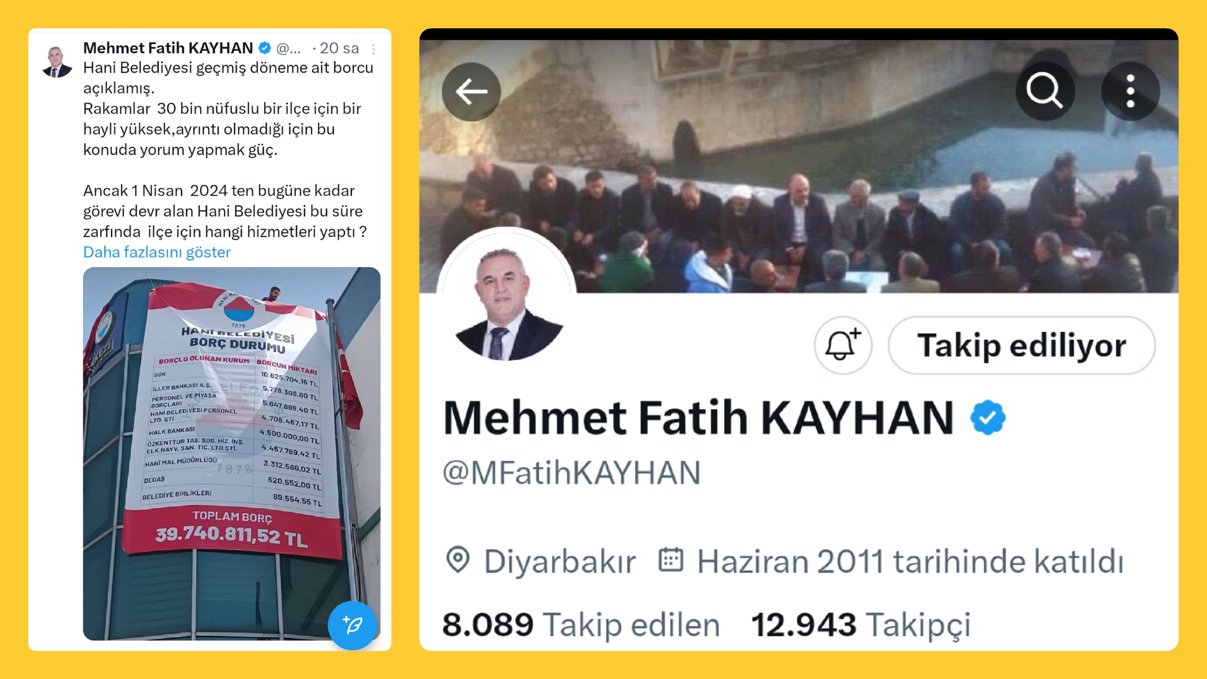 Mehmet Fatih Kayhan’dan Belediyeye Sert Eleştiriler