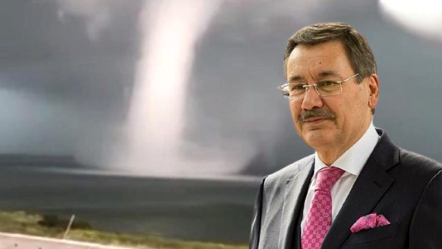 Melih Gökçek, İstanbul'da çıkan hortumu İmamoğlu'na bağladı