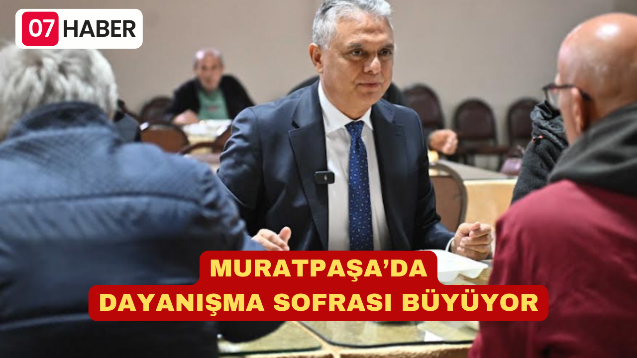 MURATPAŞA’DA DAYANIŞMA SOFRASI BÜYÜYOR