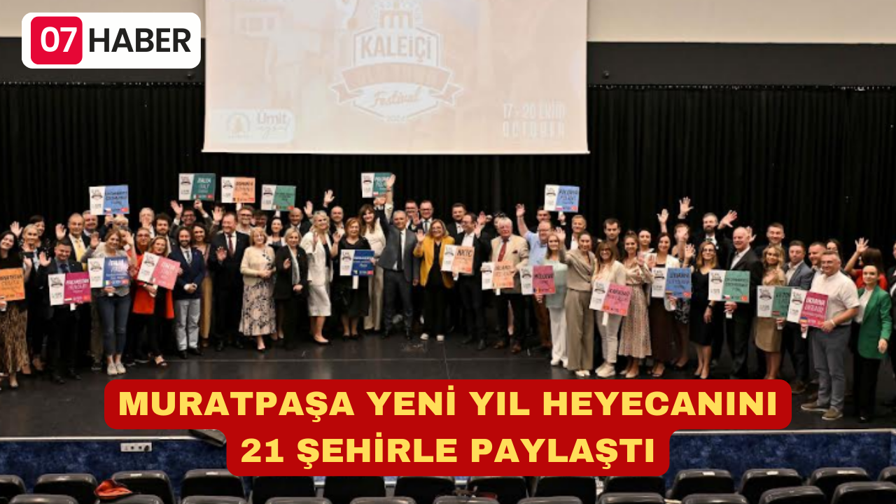 MURATPAŞA YENİ YIL HEYECANINI 21 ŞEHİRLE PAYLAŞTI