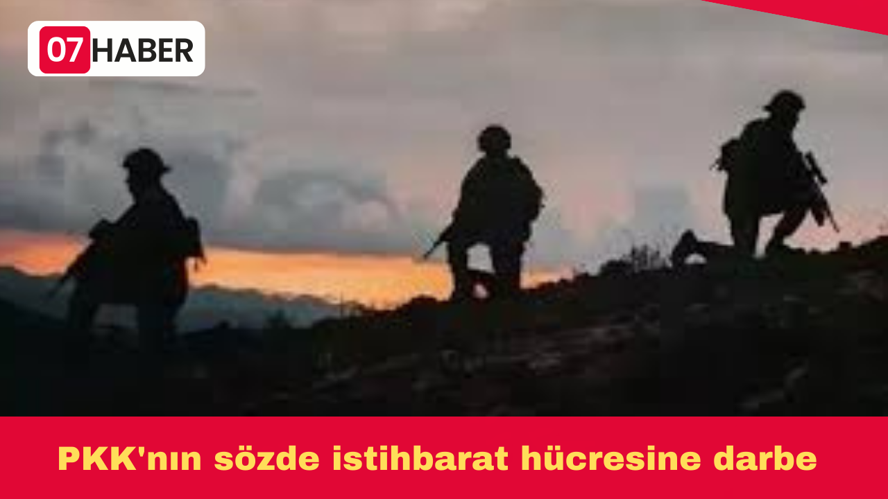 PKK'nın sözde istihbarat hücresine darbe