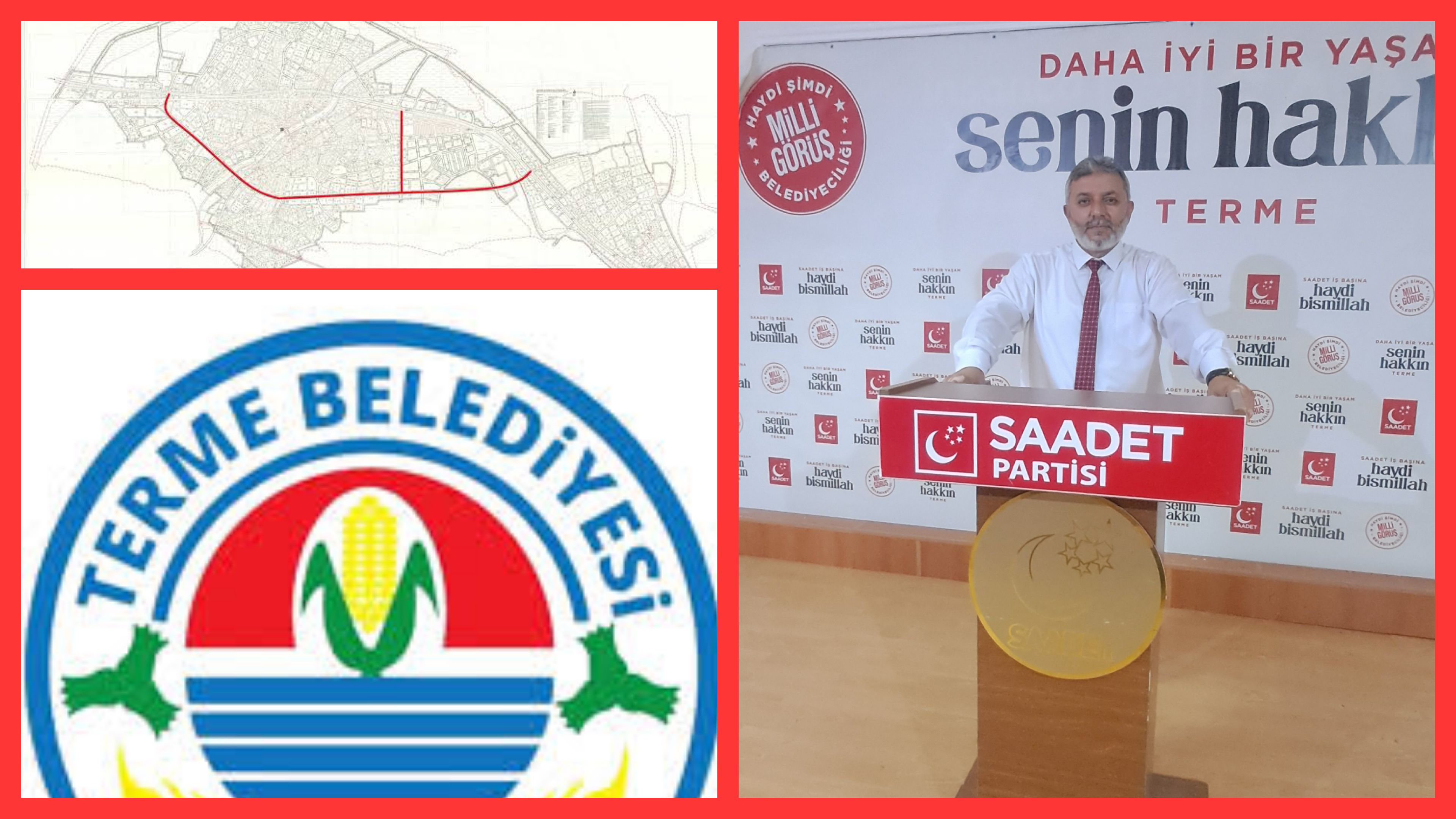 SAADET PARTİSİ TERME İLÇE TEŞKİLATI İMAR KONUSUNDA VATANDAŞLARI UYARDI