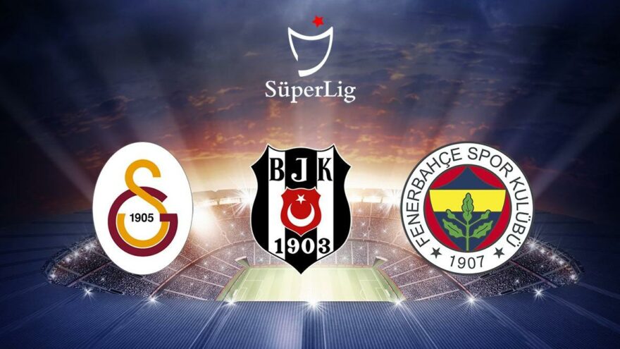Süper Lig’de bir ilk! Galatasaray, Beşiktaş ve Fenerbahçe…