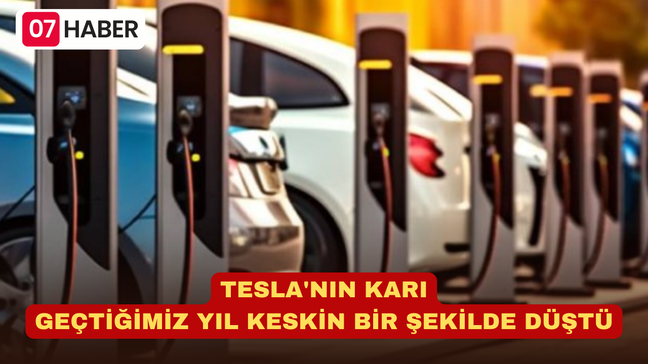 TESLA'NIN KARI GEÇTİĞİMİZ YIL KESKİN BİR ŞEKİLDE DÜŞTÜ