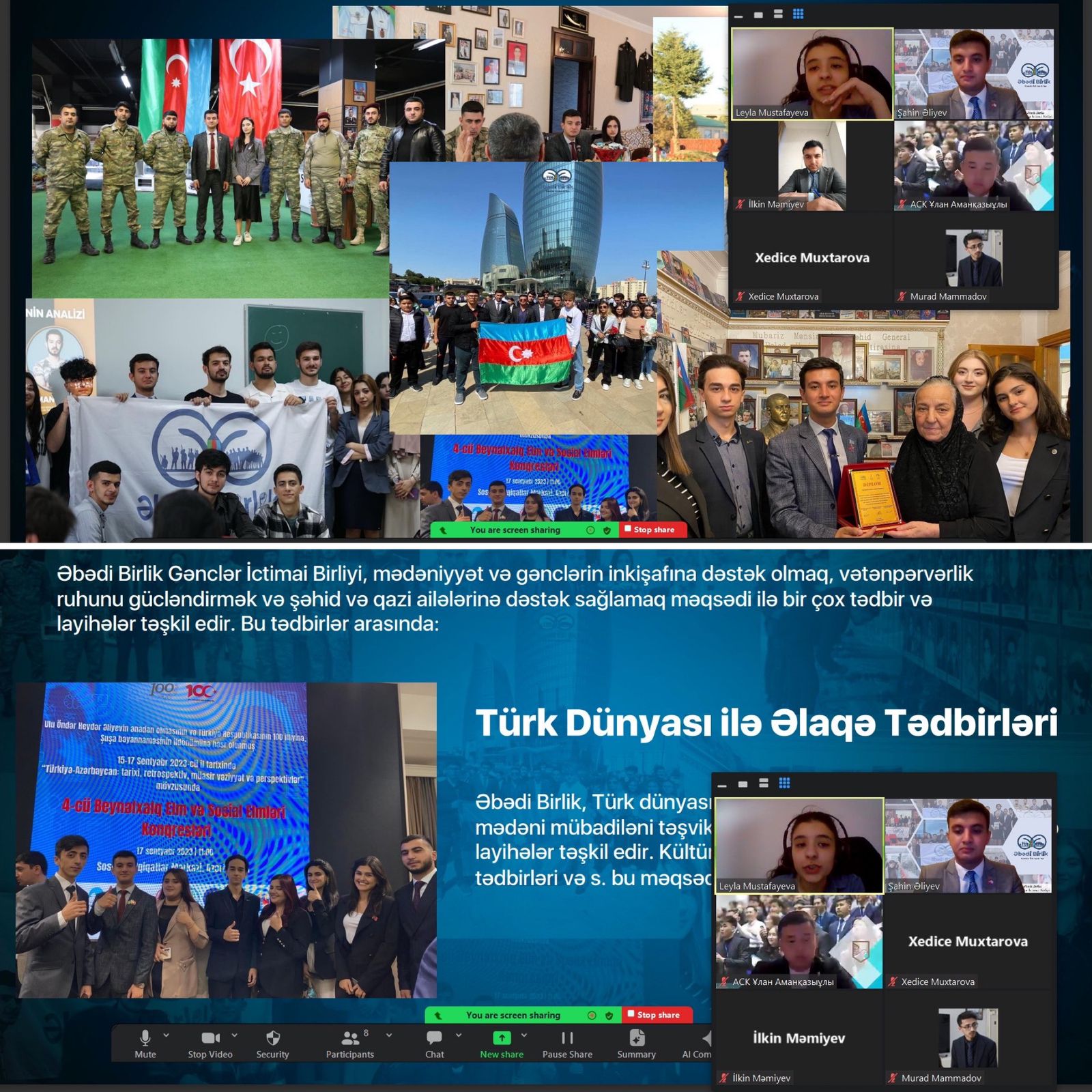 Türk Dünyası Gençleri Arasında İletişim Toplantıları Artarak Devam Ediyor