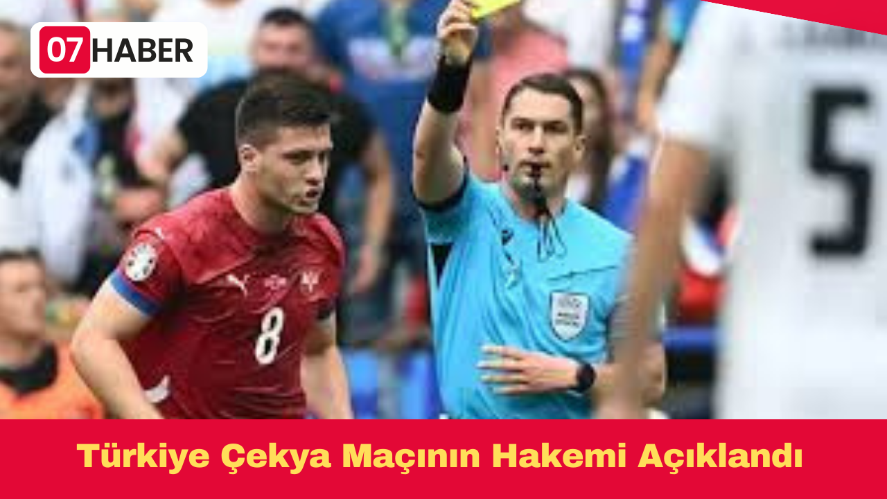 Türkiye Çekya Maçının Hakemi Açıklandı