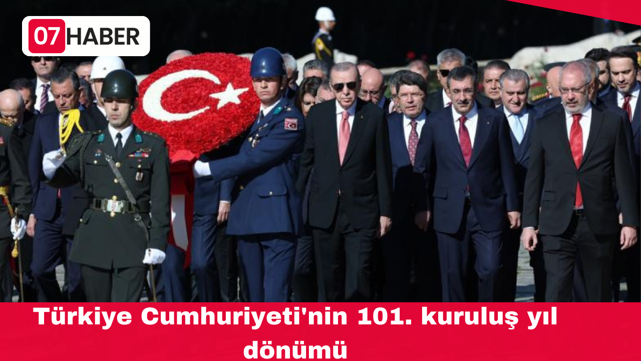 Türkiye Cumhuriyeti'nin 101. kuruluş yıl dönümü