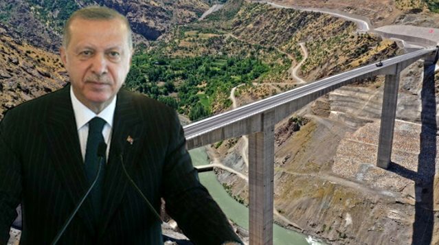 Türkiye'nin en yüksek köprüsü açıldı! 5 saatlik yol 2 saate indi