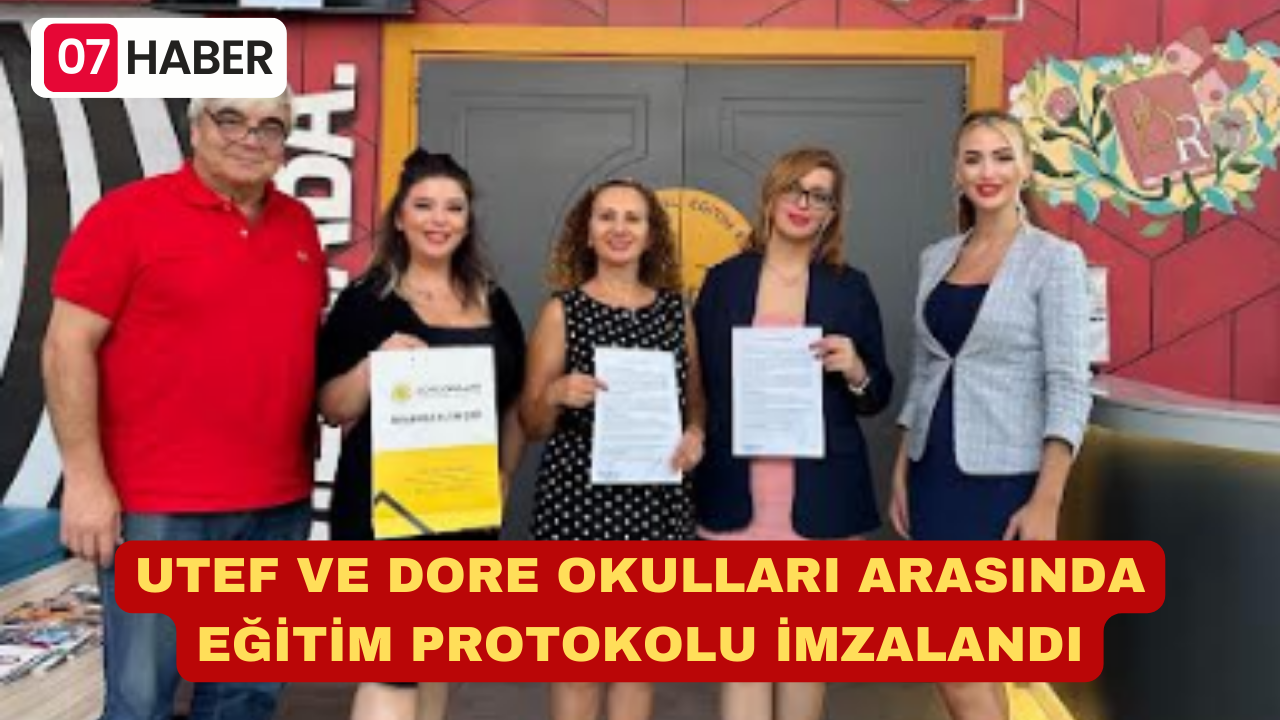 UTEF VE DORE OKULLARI ARASINDA EĞİTİM PROTOKOLU İMZALANDI