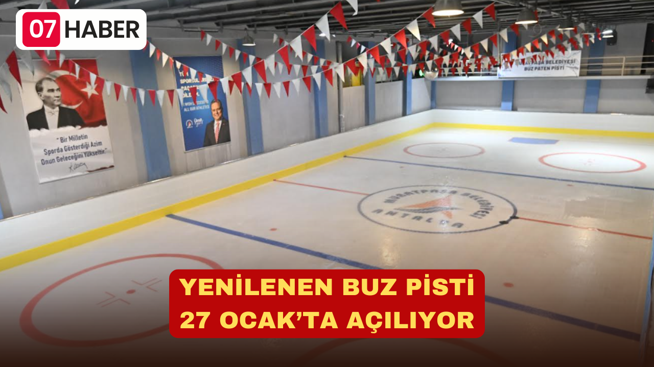 YENİLENEN BUZ PİSTİ 27 OCAK’TA AÇILIYOR