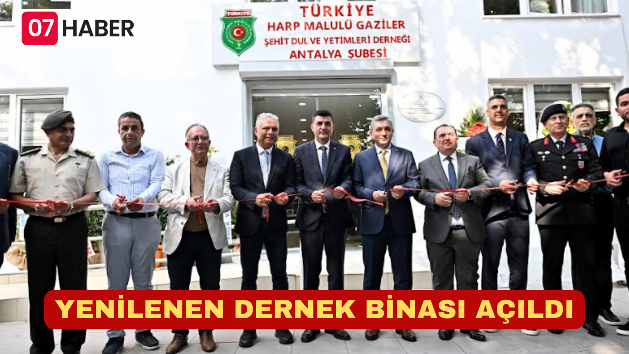 YENİLENEN DERNEK BİNASI AÇILDI