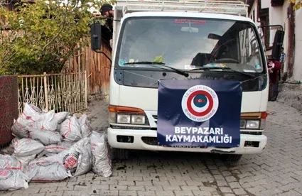 Kışlık yakacak kömür dağıtımları başladı