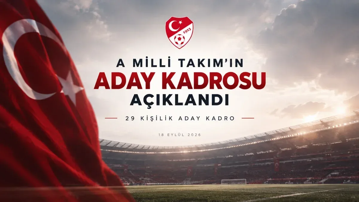 A Milli Takım’ın aday kadrosu açıklandı! 4 isim ilk kez davet edildi