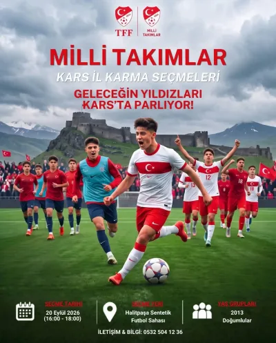 Kars’ta Milli Takım seçmeleri heyecanı