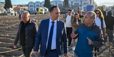 Bornova'da yağmur suyuyla tarımsal üretim başladı