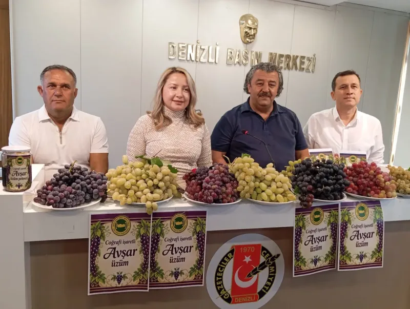 Denizli’de Avşar üzümü coğrafi işaret tescili aldı